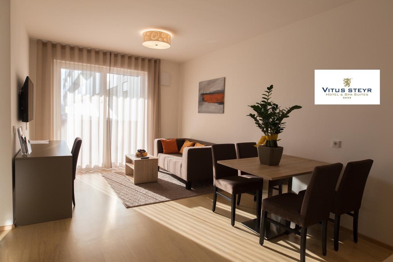Vitus Steyr Hotel & Spa Suites Bagian luar foto
